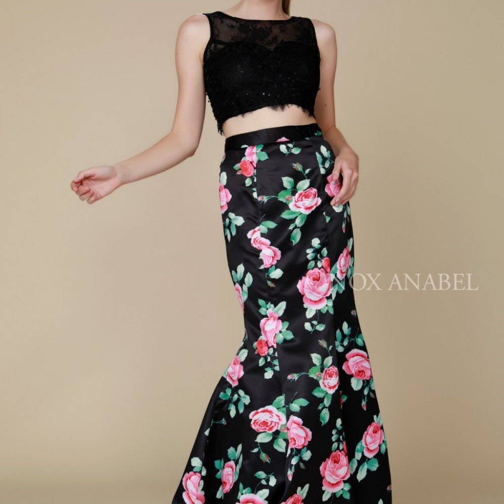 Black Sleeveless Mermaid Party Long Dress